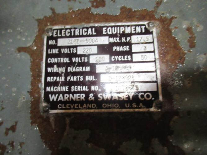 WARNER SWASEY 11 R